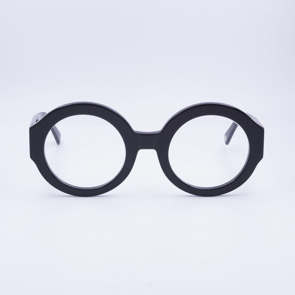 Occhiali Da Vista In Acetato Rotondi Fatti A Mano Di Stile - Foto 3